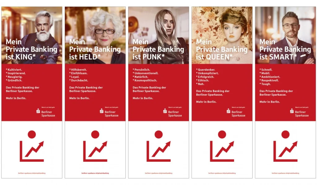 Plakate für Imagekampagne